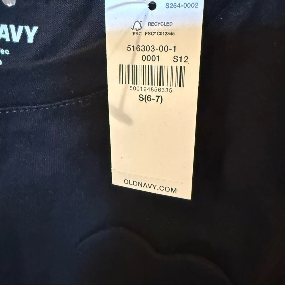 🖤Old Navy Girls Softest Long Sleeve Heart Pocket Tee Shirt NWT